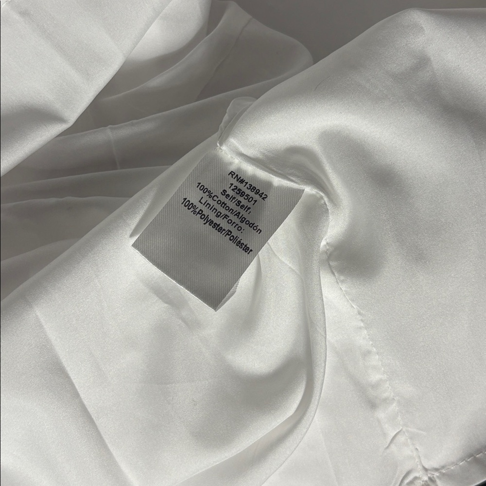 Women’s White Sleeveless open back key hole Midi Dress NWT - Picture 9 of 9